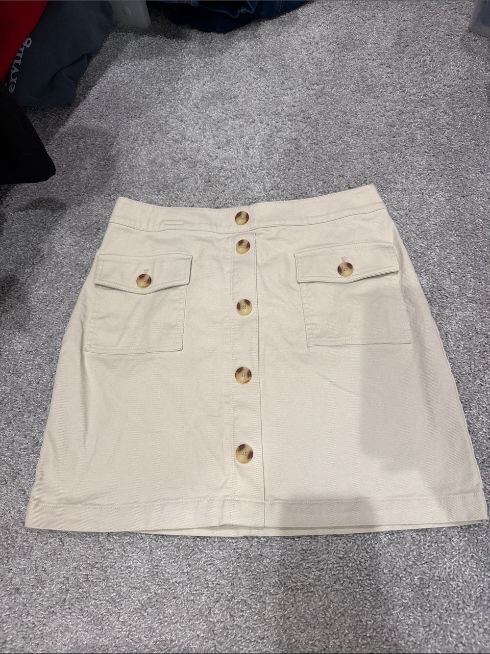 Loft Khaki Skirt